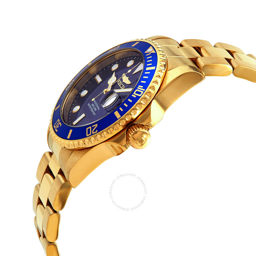 Invicta Pro Diver side profile showing case profile and crown detail