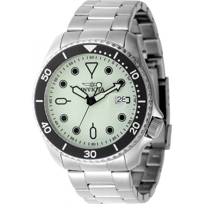Invicta Pro Diver Date Luminous Green Dial Men's Watch 47305 - Watches of New Zealand