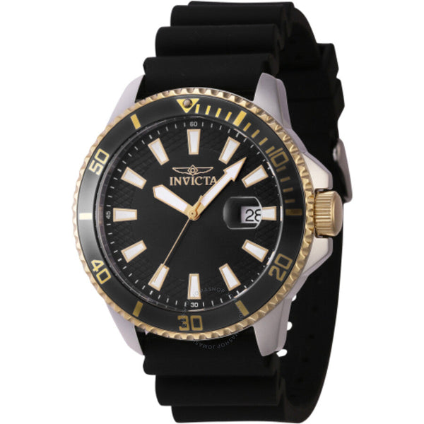 Invicta Pro Diver Quartz Black Dial Men's Watch 46132 - Watches of New Zealand