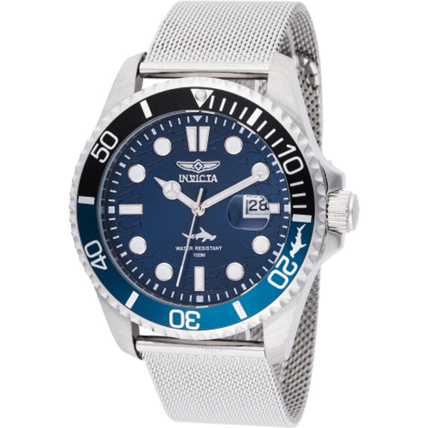 Invicta Pro Diver Quartz Blue Dial Batman Bezel Men's Watch 47173 - Watches of New Zealand