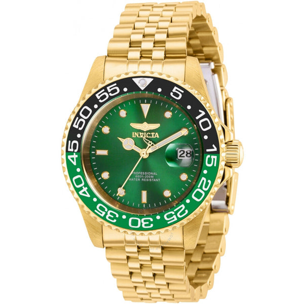 Invicta Pro Diver Quartz Green Dial Sprite Bezel Men's Watch 36044 - Watches of New Zealand