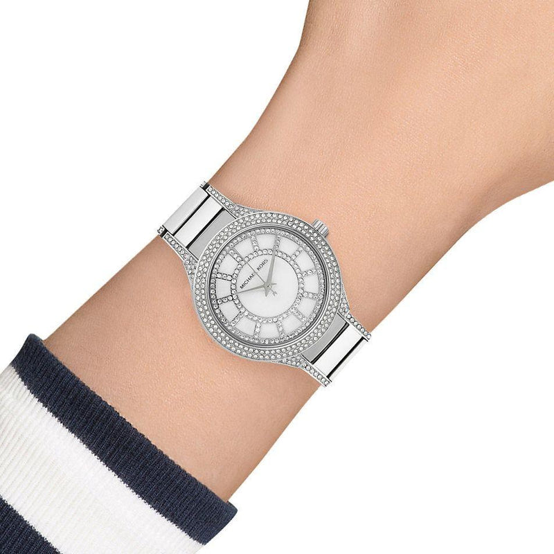 Michael Kors Kerry Mother Pearl Dial Silver Ladies Watch MK3311 - Watches of New Zealand #5