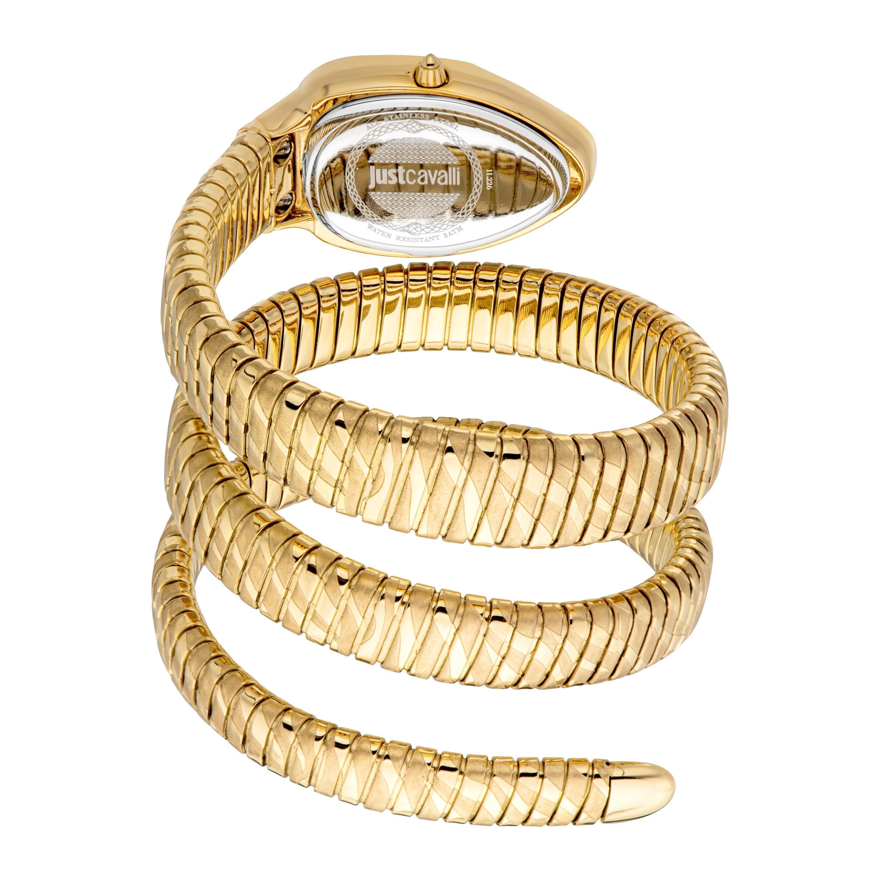 Just Cavalli Serpente Logo Gold Women Watch - JC1L226M0025