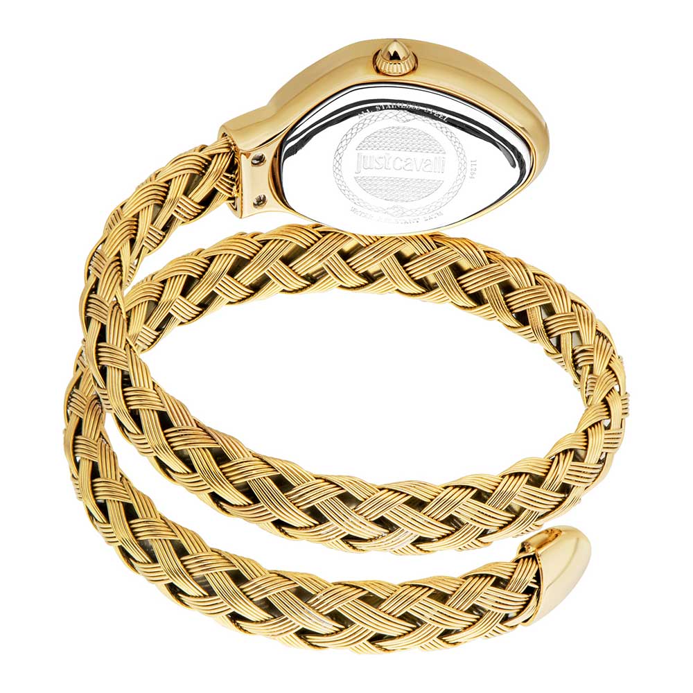 Just Cavalli Signature Snake Quartz Red Dial Women's Watch  - JC1L264M0035