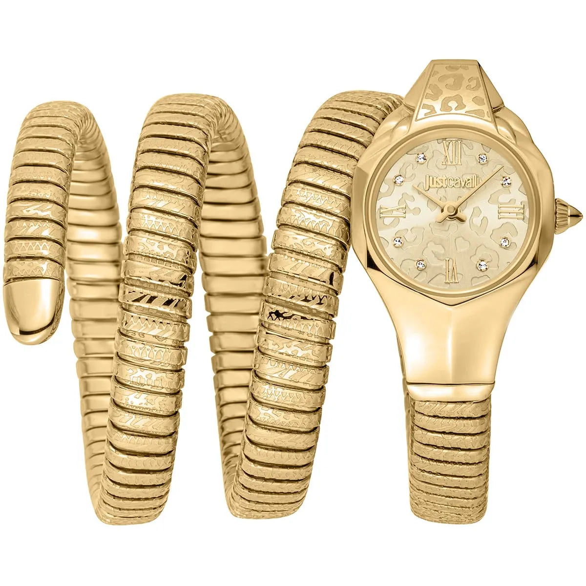Just Cavalli Ravenna Quartz Gold Dial Women's Watch - JC1L271M0025
