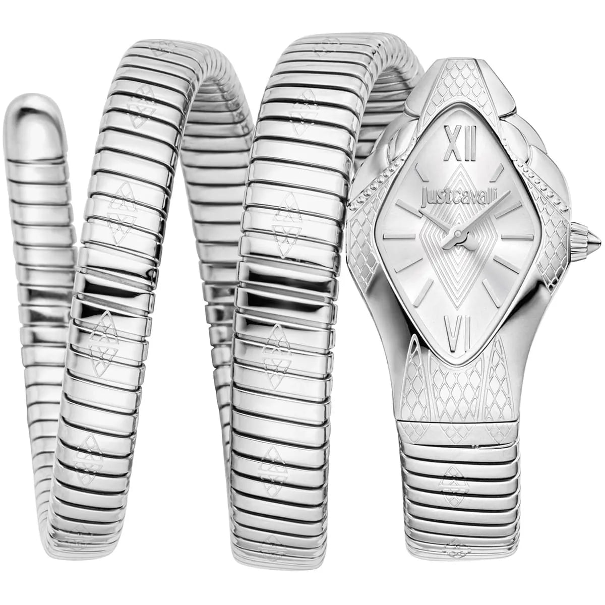 Just Cavalli Silver grey in Stainless Steel Women's Watch- JC1L307M0015