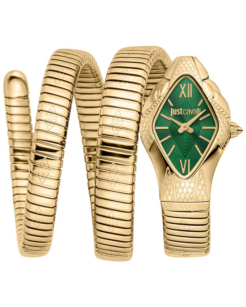 Just Cavalli Cristallo Green Dial Analog Women's Watch - JC1L307M0035