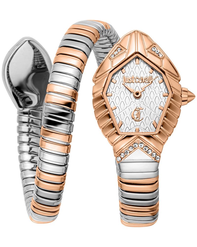 Just Cavalli Speranza Silver Dial Stainless Steel Analogue Women's Watch - JC1L356M0065