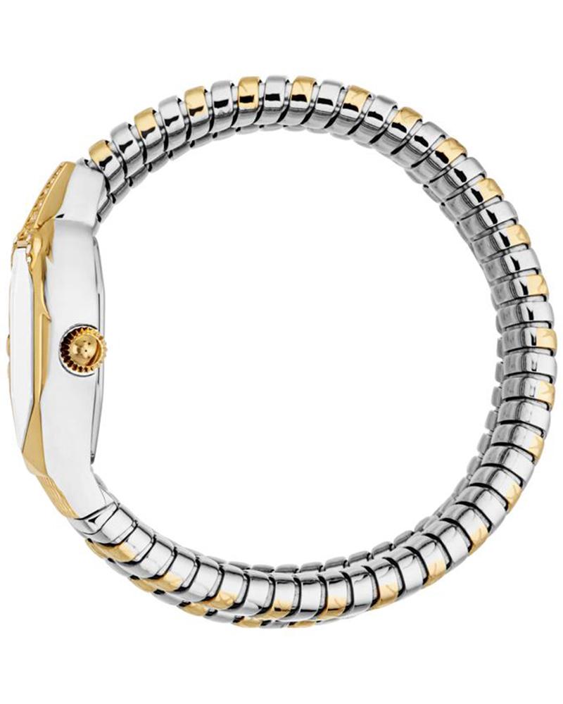 Just Cavalli Signature Snake Ambra Two Tones YG Silver Women's Watch - JC1L370M0055