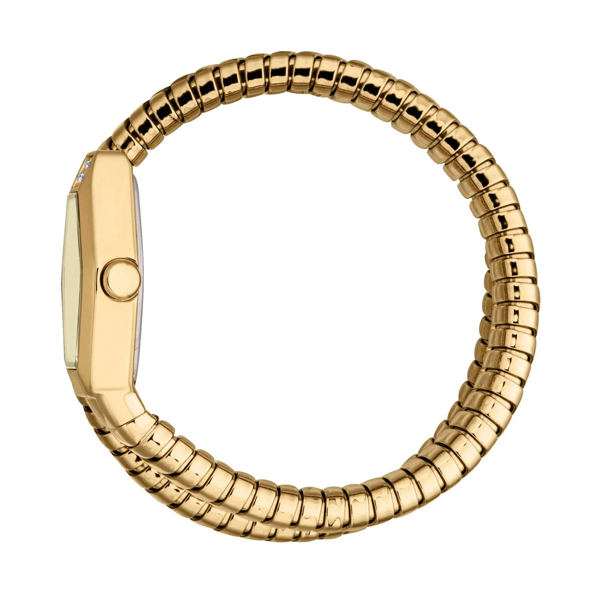 Just Cavalli Snake Lunara Yellow Gold Champagne Women's Watch - JC1L397M0035