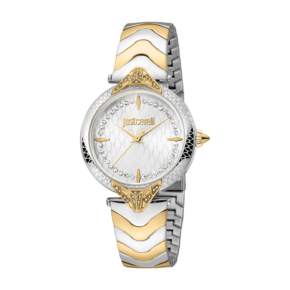 Just Cavalli Animalier Luce Two Tones YG Women's Watch - JC1L238M0095