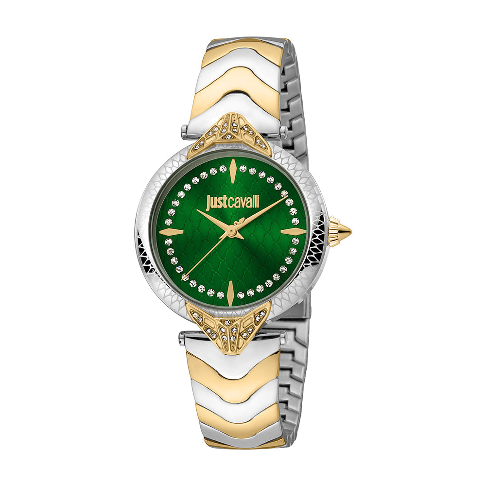 Just Cavalli Quartz Analog with Stainless Steel Strap Women's Watch - JC1L238M0105