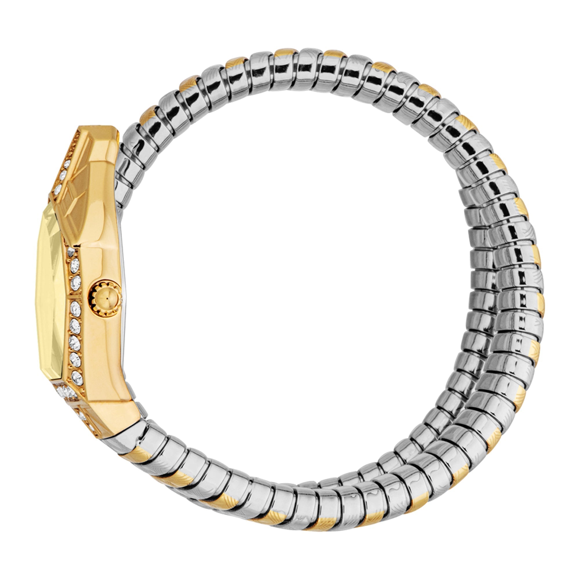 Just Cavalli Ornato Snake Two Tone Gold/Silver Women's Watch - JC1L303M0055