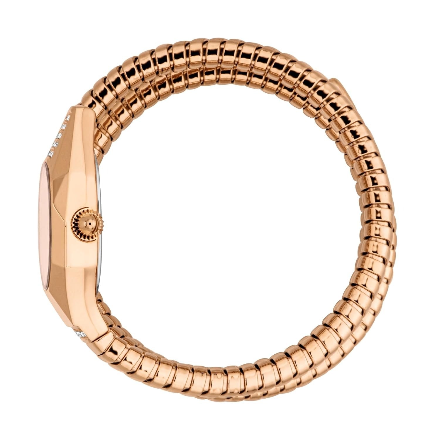 Just Cavalli Lunara Rose Gold Dial Rose Gold Steel Strap Women Watch - JC1L397M0055