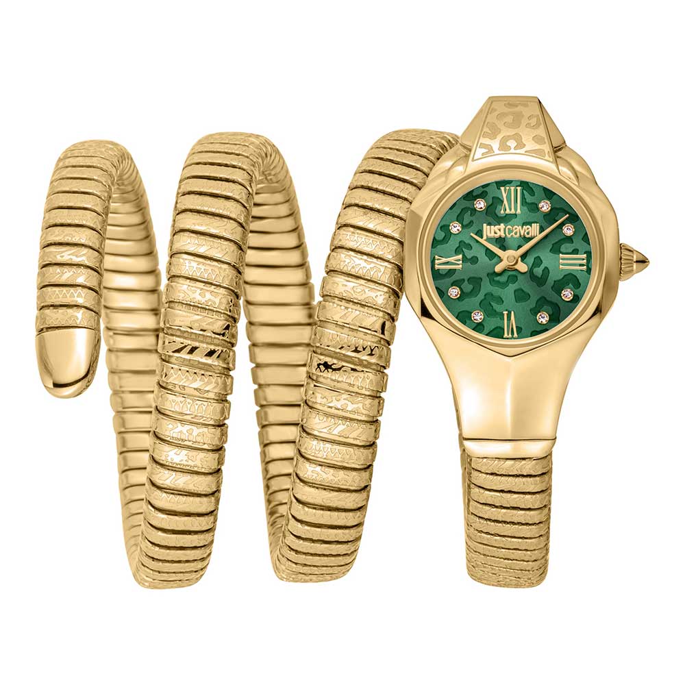 Just Cavalli SNAKE Green Analog Women's Watch - JC1L271M0035