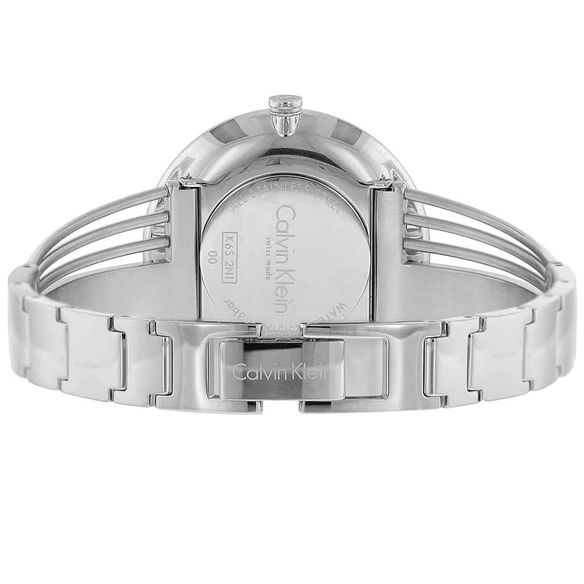 Calvin Klein Cheers Quartz Silver Dial Ladies Watch K6S2N116