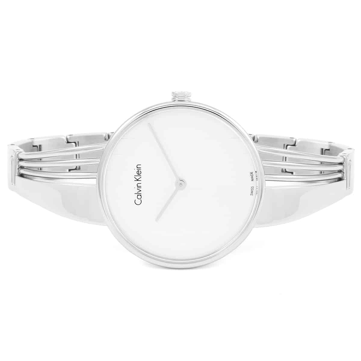 Calvin Klein Cheers Quartz Silver Dial Ladies Watch K6S2N116