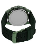 Michael Kors Accelerator Chronograph Green Dial Green Nylon Strap Men's Watch MK9144
