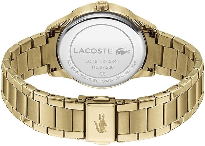 Lacoste Quartz Analog Display Gold Women Watch - 2001175