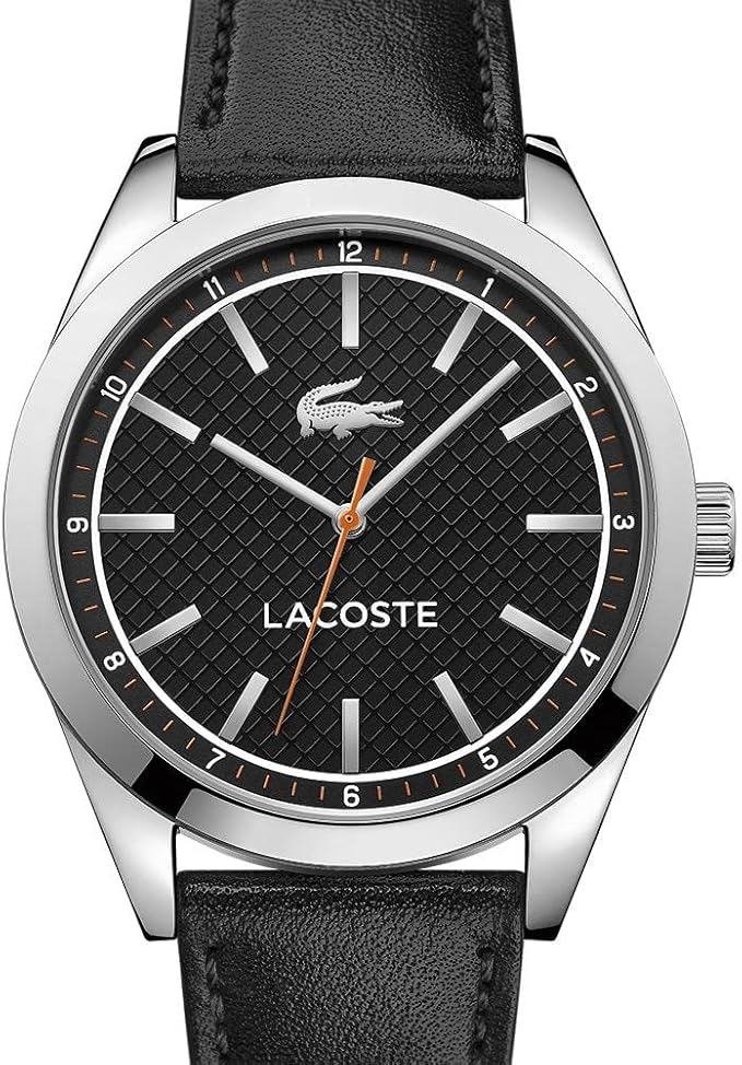 Lacoste Quartz, Analogue Classic Display and Leather Strap Mens Watch - 2010888