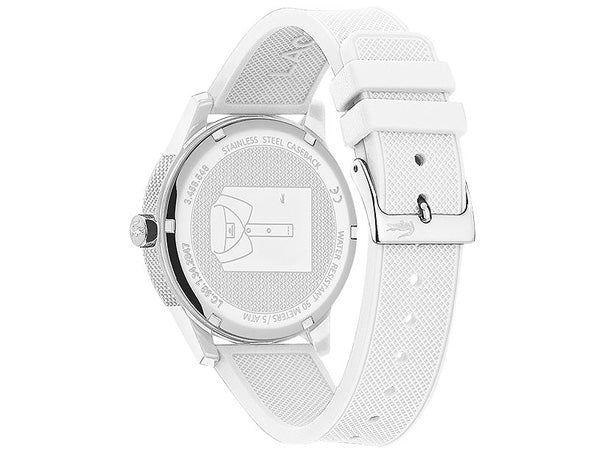 Lacoste 42mm White Silicone Strap Watch -  2011039