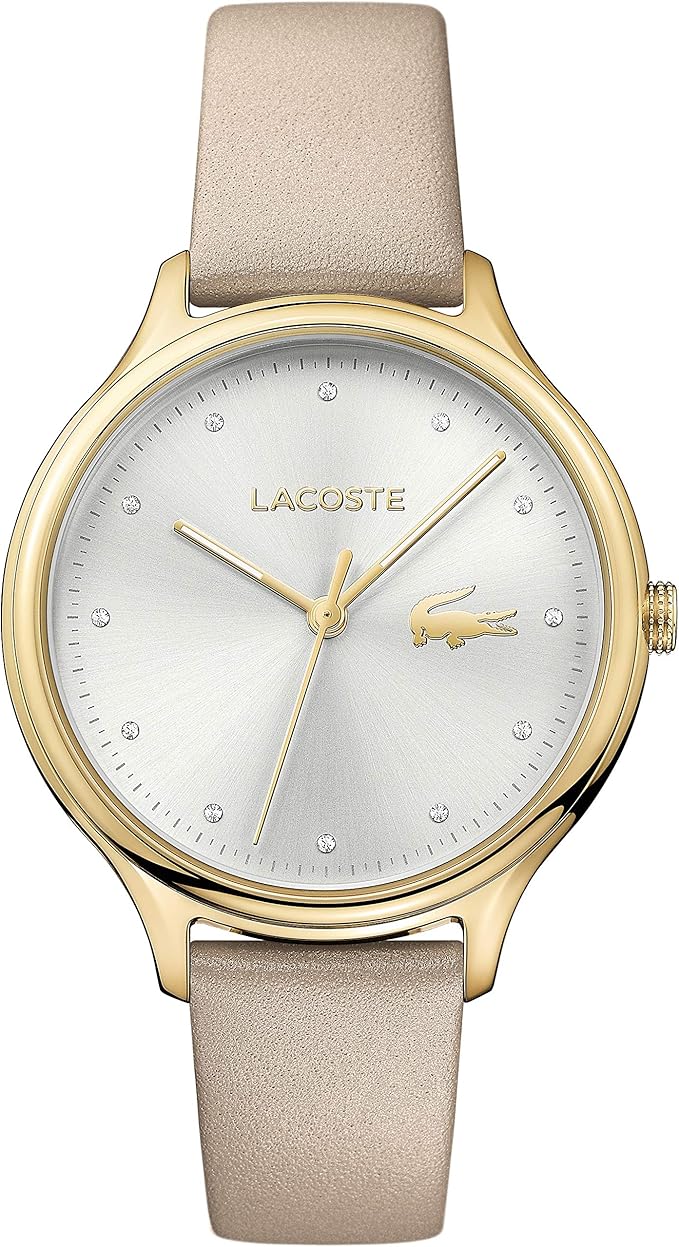 Lacoste Constance Tan Leather Strap Women's Watch - 2001007
