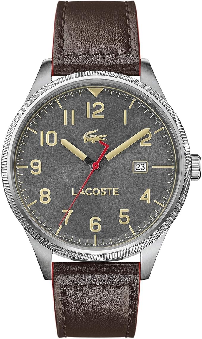 Lacoste Continental Brown Leather Men's Watch - 2011020