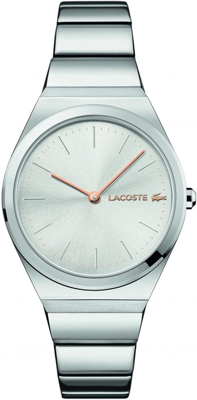 Lacoste Mia Silver Dial Stainless Steel Band Women's Watch - 2001054