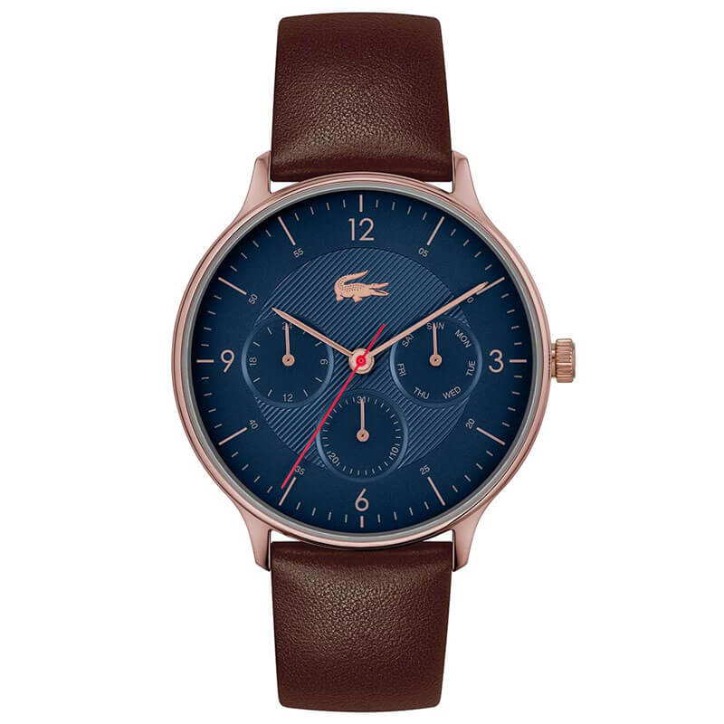 Lacoste Men's Neocroc Navy Silicone Strap Watch 43mm 2011141