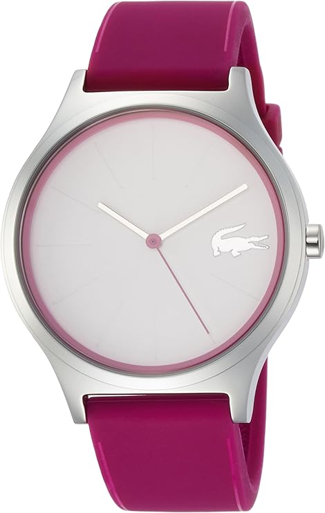 Lacoste NIKITA  Silver Dial Silicone Strap Women Watch - 2000943