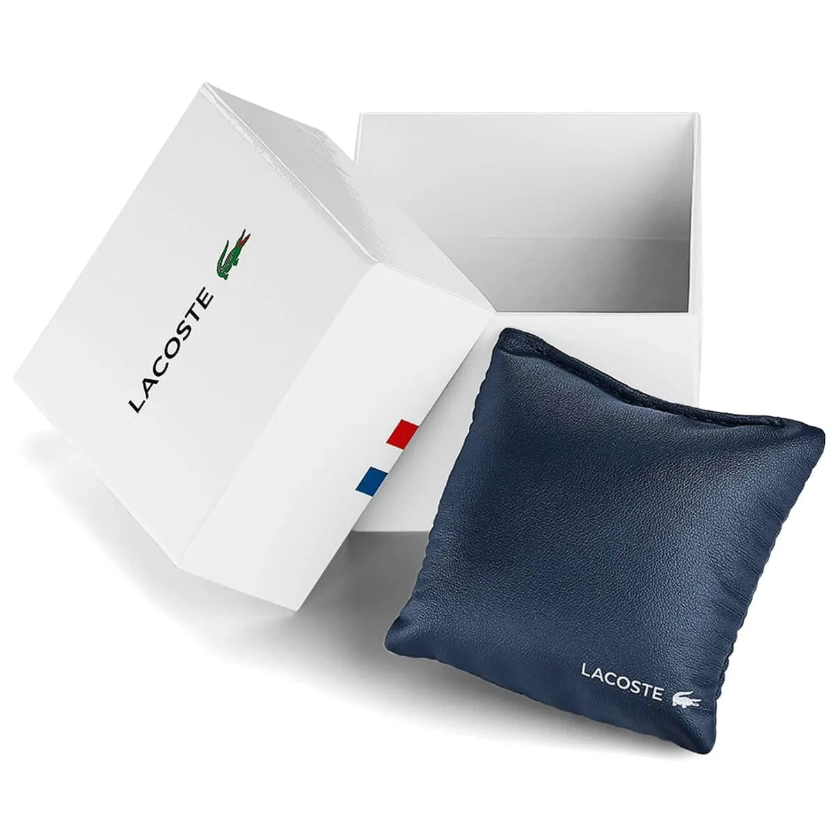 LACOSTE BLACK BRASS PATTERNED DIAL WATCH - 2011152