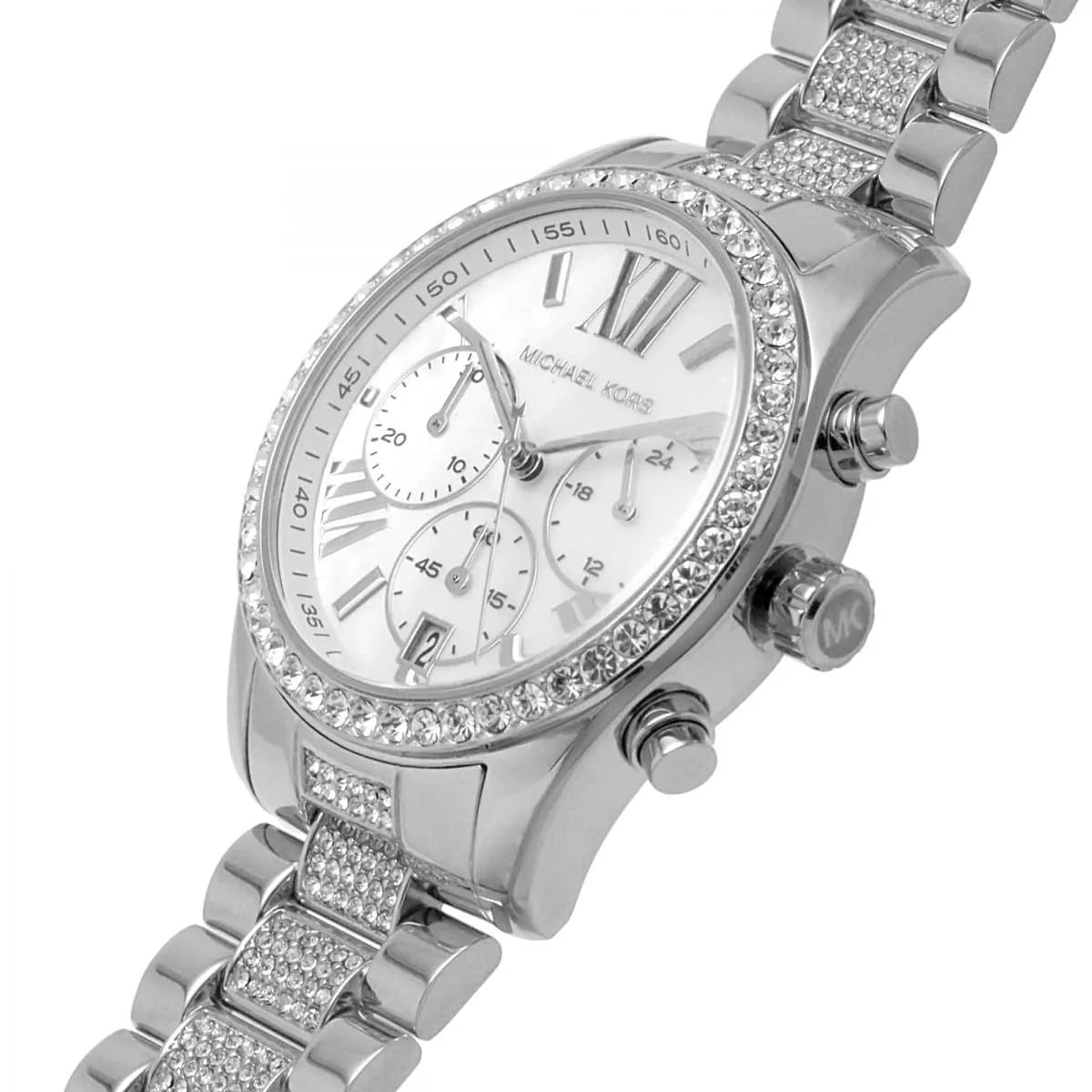Lexington Pavé Silver-Tone Watch