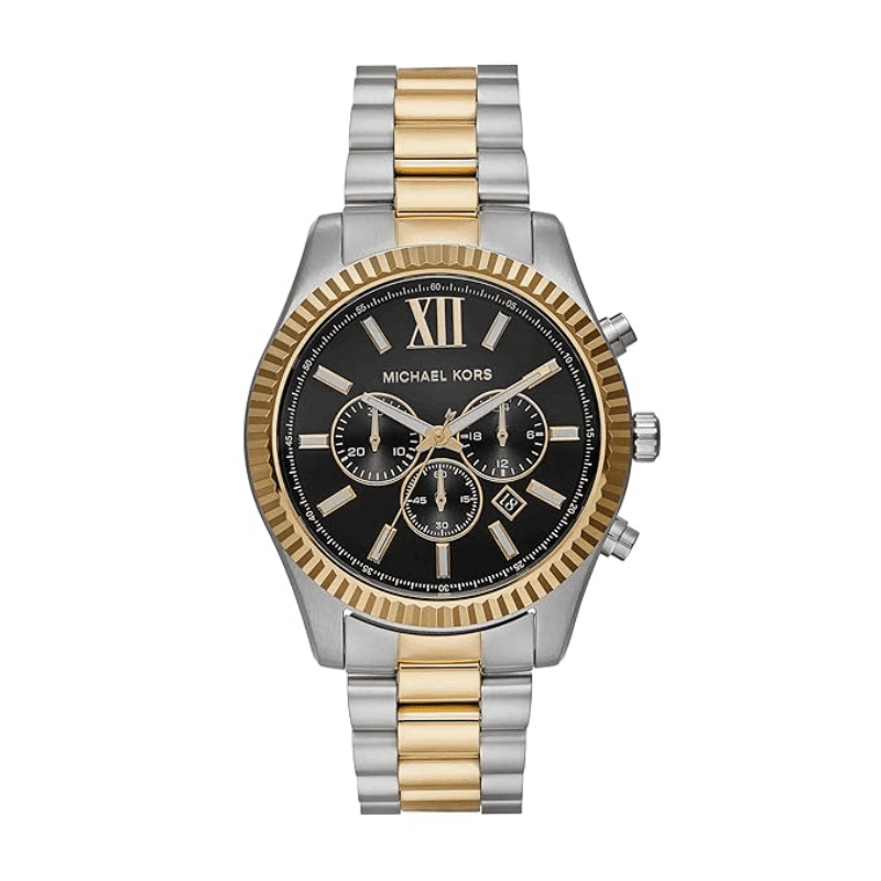 Oversized Lexington Two-Tone Watch