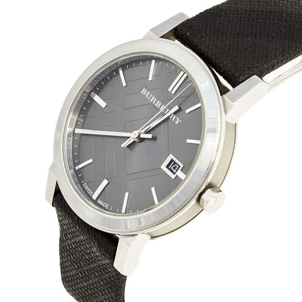 Burberry Unisex Leather Strap NOVA Check Black Unisex Watch BU9024 - Watches of New Zealand #2
