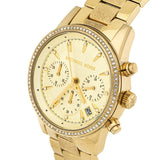 Michael Kors Ritz Chronograph Gold Tone Women's Watch MK6597 - Watches of New Zealand #2