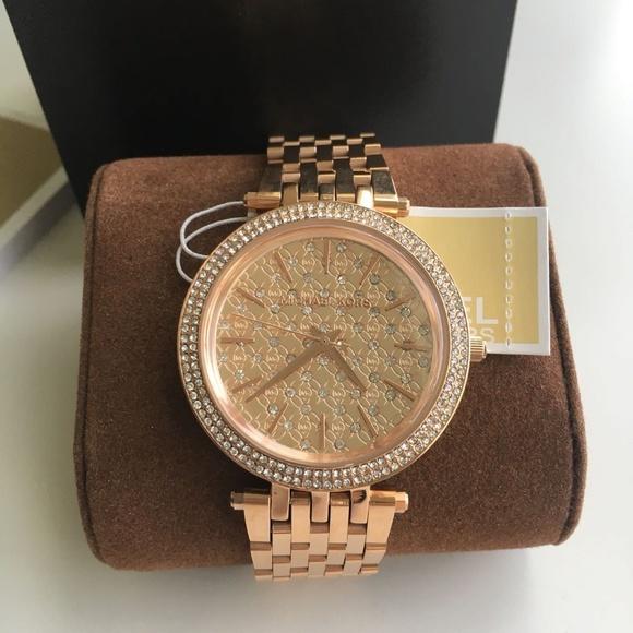 Michael Kors Darci Rose Gold Ladies Watch MK3399 - Watches of New Zealand #4
