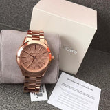 Michael Kors Runway Rose Gold Ladies Watch MK3336 - Watches of New Zealand #5