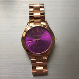 Michael Kors Slim Runway Rose Gold Ladies Watch MK3293 - Watches of New Zealand #5
