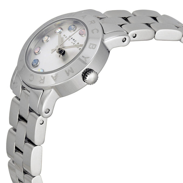 Marc by Marc Jacobs Amy Dexter White Dial Stainless Steel Ladies Watch MBM3217 - Watches Of New Zealand #2