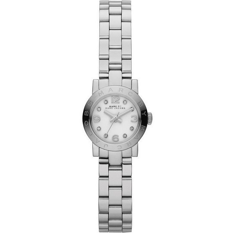 Marc by Marc Jacobs Amy Dinky Silver Dial Stainless Steel Ladies Watch - MBM3225