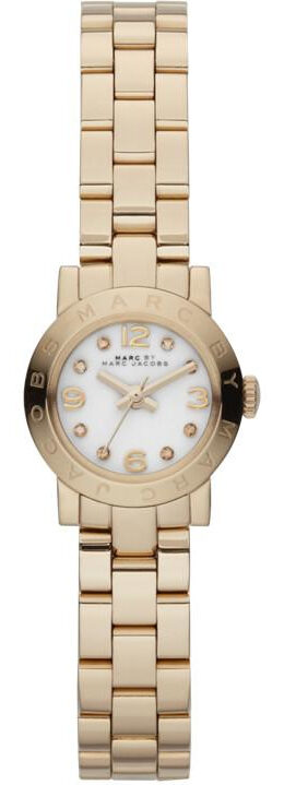 Marc By Marc Jacobs Amy Dinky White Dial Gold-tone Stainless Steel Ladies Watch MBM3226 - Watches Of New Zealand