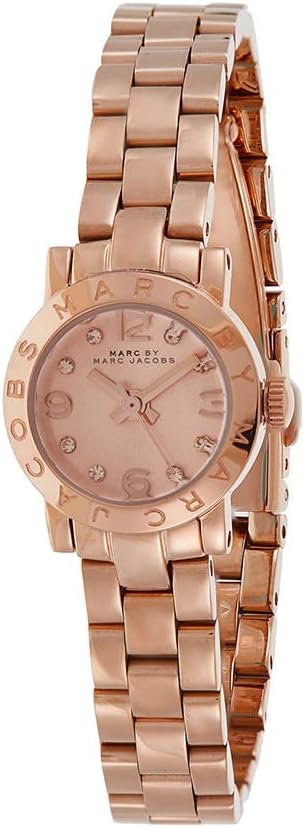 Marc By Marc Jacobs Amy Rose Gold Women's Rose Gold Analog Watch - MBM8613