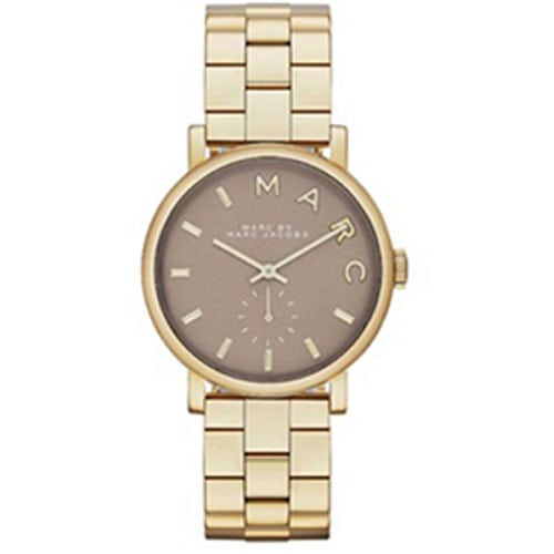 Marc By Marc Jacobs Amy gold-tone stainless steel women's watch with gray dial