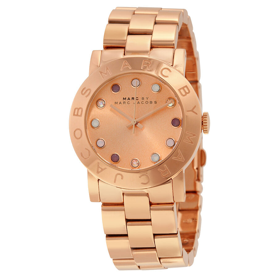 Marc by Marc Jacobs Amy Texter rose dial rose gold-tone ladies watch MBM3216