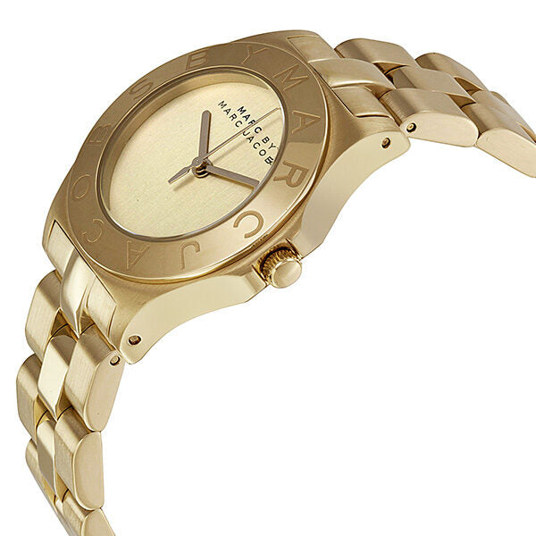Marc by Marc Jacobs Blade Gold Dial Gold-tone Ladies Watch MBM3126 - Watches Of New Zealand #2