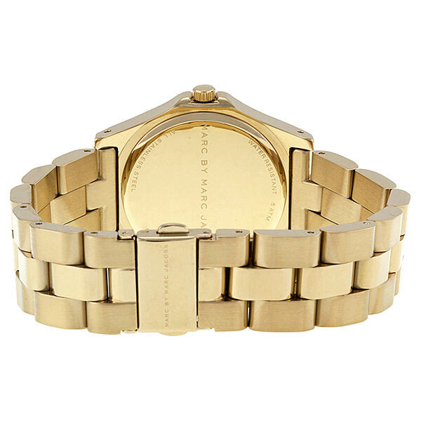 Marc by Marc Jacobs Blade Gold Dial Gold-tone Ladies Watch MBM3126 - Watches Of New Zealand #3