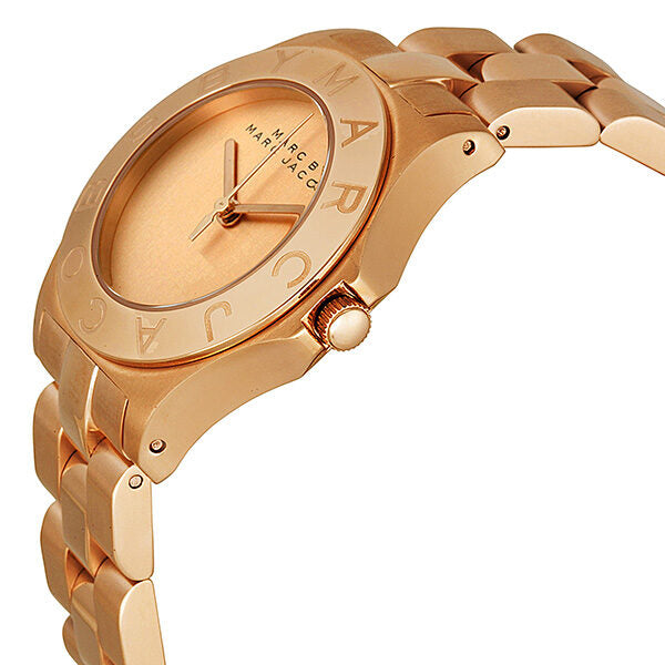 Marc by Marc Jacobs Blade Rose Dial  Rose Gold Ion-plated Ladies Watch #MBM3127 - Watches Of New Zealand #2