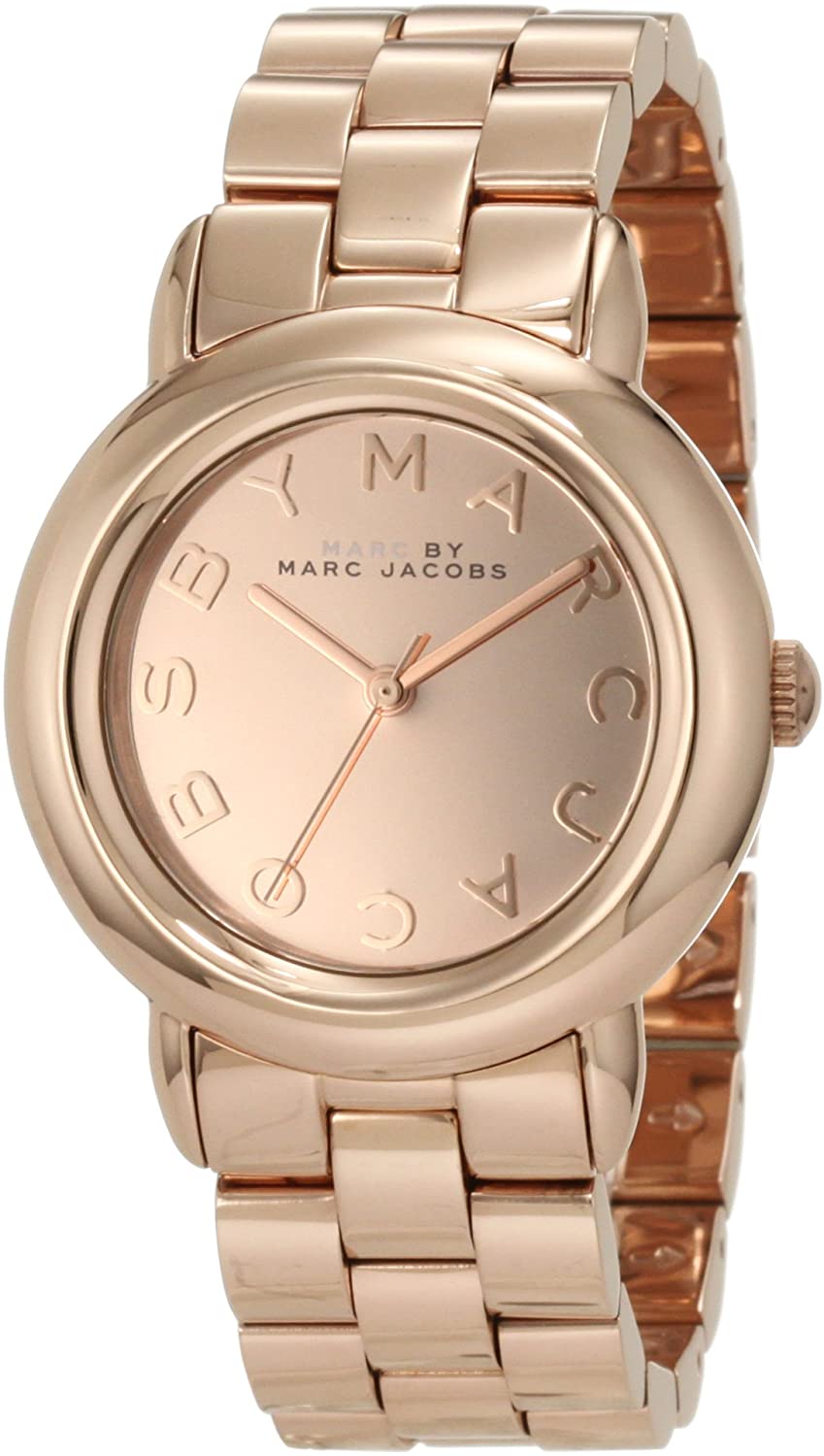 Marc By Marc Jacobs Marci MBM3099 rose gold women's watch with round dial and bracelet