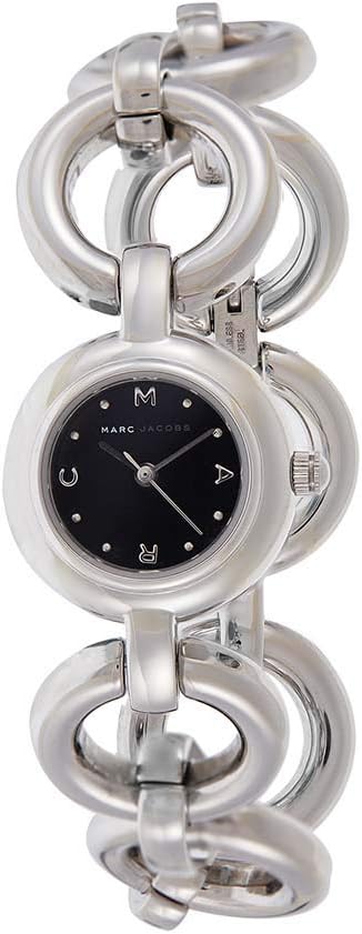 Marc by Marc Jacobs Black Dial Stainless Steel Band Women's Watch - MBM3004