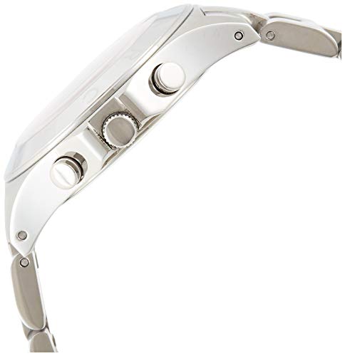 Marc by Marc Jacobs Blade MBM3306 side profile showing stainless steel case and chronograph pusher buttons